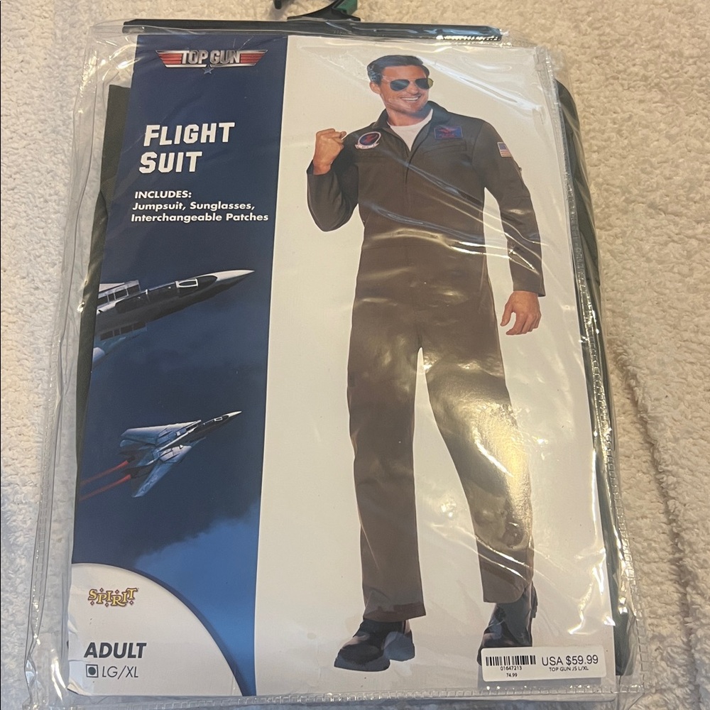 Spirit Adult Costume LG/XL military flight suit